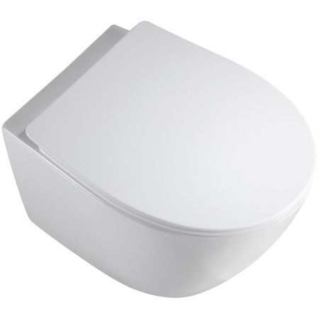 Унитаз подвесной Orange C07-150W белый с сиденьем микролифт смыв торнадо