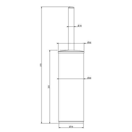 Ершик для унитаза Gessi Rilievo 59543#031
