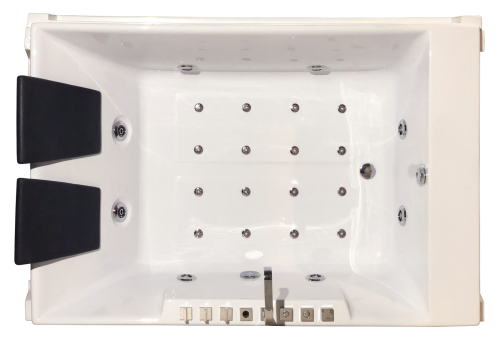 Ванна гидромассажная Royal Bath TRIUMPH RB665100DL 185х120 пристенная прямоугольная