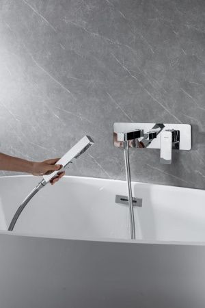 Смеситель для ванны с душем Allen Brau Infinity 5.21007-00 встраиваемый в стену хром