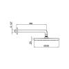 Верхний душ Webert Comfort AC0398010METAL золото