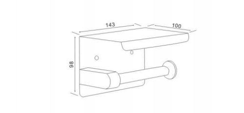 Бумагодержатель D-Lin D201506 - фото 2