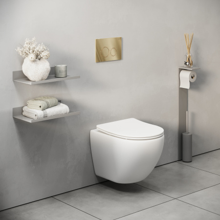 Инсталляция + кнопка смыва + унитаз Grossman Galaxy 97.4455S.01.300