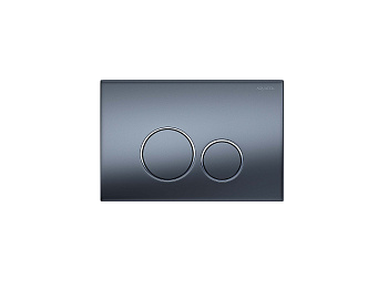 Клавиша смыва механическая Aquatek KDI-0000035 цвет оружейная сталь/хром