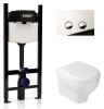Комплект унитаз с инсталляцией Valsir KIT VSCR 7212 Slim P4