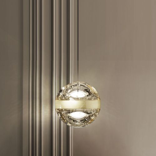 Светильник подвесной Delight Collection Frizzante (Фриззанте) MD23030088-1A brass/champagne - фото 3