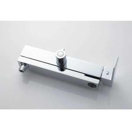 Душевая стойка Knotlor KN-23 настенная цвет хром