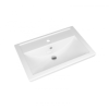 Раковина из сантехнического фаянса СанТа Фостер70 70х50 накладная цвет белый