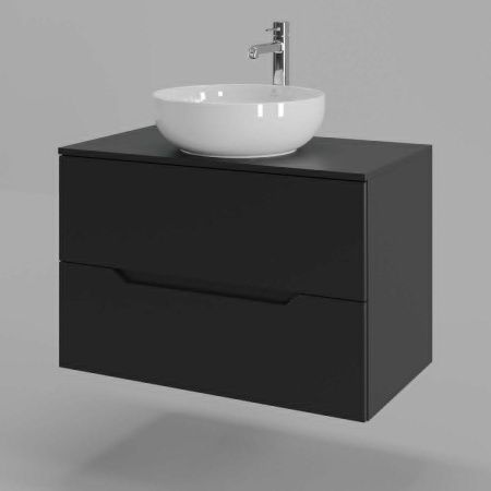 Тумба с раковиной Orange Line Li-80TubMDF+B07-420W 80х50