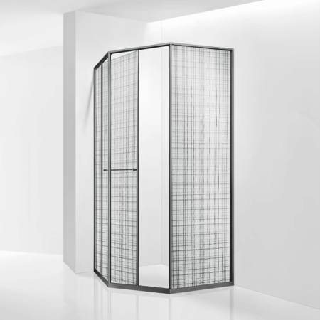 Душевой уголок RGW 33328282-2410R 120х80 стекло с рисунком профиль сатин без поддона