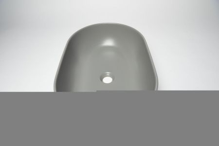 Раковина из сантехнического фарфора Galassia Dream 7308GM 60х40 накладная цвет серый