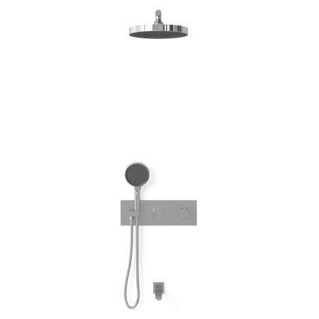 Душевая система Vincea VSFW-432TI2CH встраиваемая в стену с термостатом