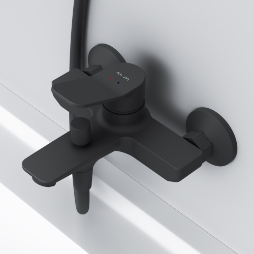 Смеситель для ванны и душа Am.Pm X-Joy F85A10022 настенный черный без термостата - фото 4