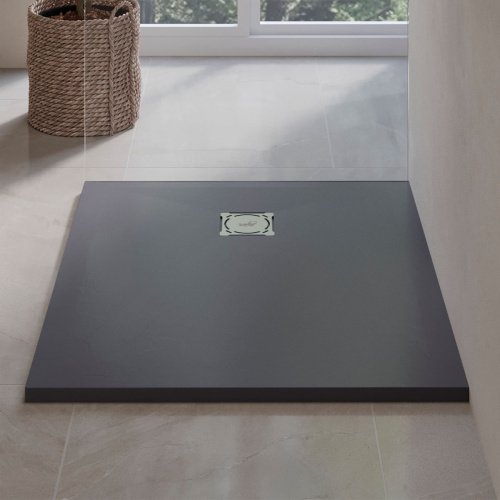 Душевой поддон из искусственного камня RGW Stone Tray (Стоун Трей) 16152710-02 100х70 серый без ножек - фото 5