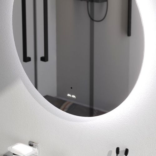 Зеркало с подсветкой Am.Pm X-Joy M85MOX40601S 60х60 подвесное - фото 5