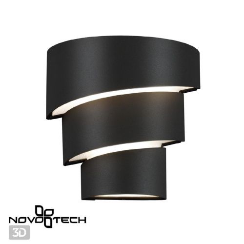 Уличный настенный светильник Novotech Strait (Страит) 359197 - фото 4