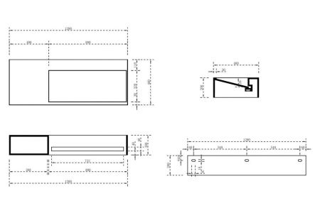 Тумба с раковиной Abber AS2640-1.2 L 120х50 подвесная цвет белый