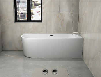 Ванна акриловая Cerutti SPA CT10091 170х75 отдельностоящая асимметричная с ножками Ванна акриловая Cerutti SPA CT10091 170х75 отдельностоящая асимметричная с ножками