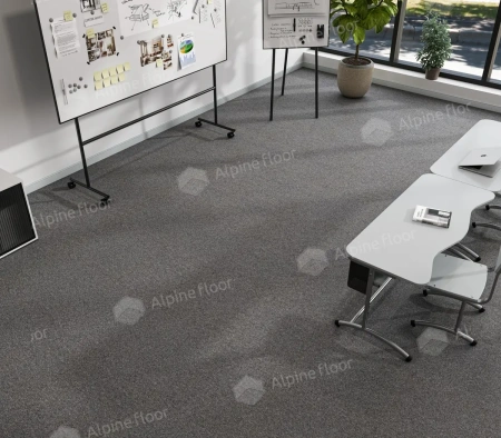 Ковровая плитка Alpine Floor Huron 402-1 Супериор толщина 0.6 см 33 класс 500х500