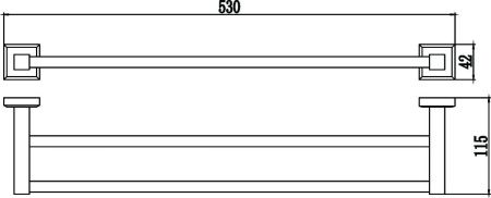 Полотенцедержатель Savol S-509548