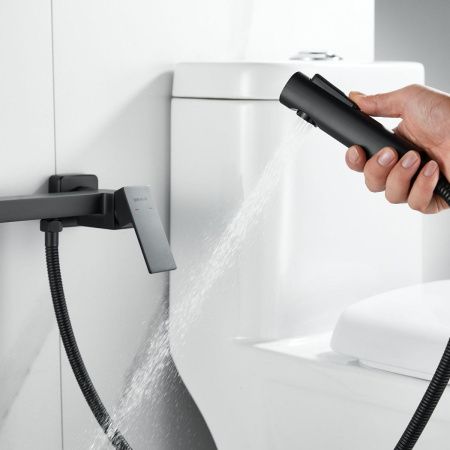 Гигиенический душ со смесителем Shevanik S96H S9605H-1 черный