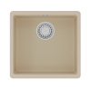 Кухонная мойка LeMark Sinara 440-u 9910068 44х42 цвет бежевый поверхность матовая