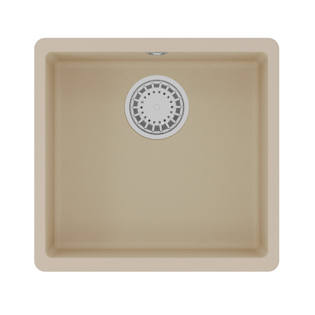Кухонная мойка LeMark Sinara 440-u 9910068 44х42 цвет бежевый поверхность матовая
