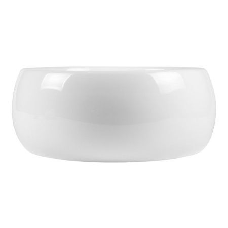 Раковина из сантехнического фарфора Bond Circle S52-390 40х40 накладная цвет белый без отверстий под смеситель