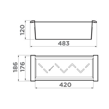Коландер Omoikiri CO-04-GM 4999057
