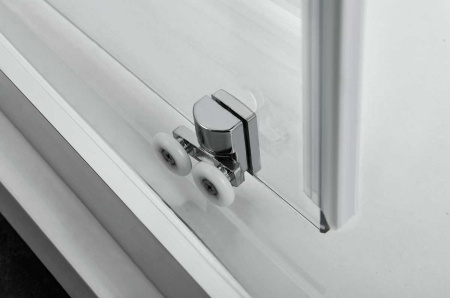 Душевой уголок Vincea Alpha VSS-3AL100CLB 100х100 стекло прозрачное профиль черный без поддона