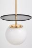 Светильник подвесной Lumina Deco Dalton (Далтон) LDP 7014-1 GD+BK