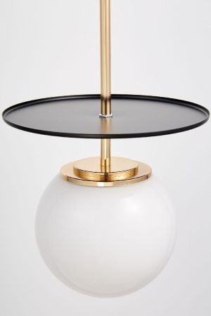 Светильник подвесной Lumina Deco Dalton (Далтон) LDP 7014-1 GD+BK