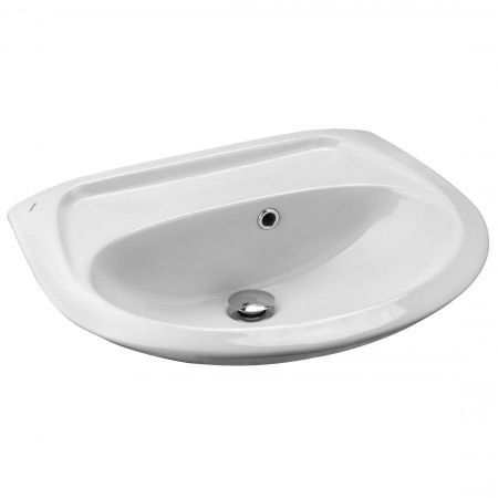 Раковина из сантехнического фарфора Santek Бриз 1WH110448 50х40 подвесная цвет белый