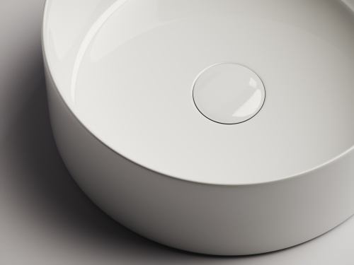 Раковина из сантехнического фарфора Ceramica Nova ELEMENT 36 см CN6032 накладная цвет белый - фото 3