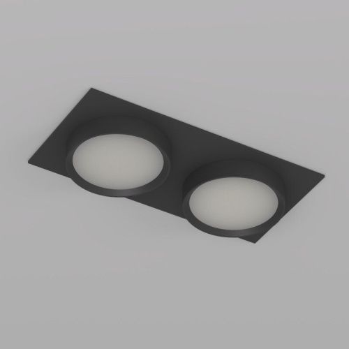 Светильник встраиваемый Denkirs Flat (Флат) DK2092-BK - фото 3