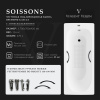 Ванна чугунная Vinsent Veron Soissons VCN1707042H/VH0015BL-AS 170х70 пристенная прямоугольная с ножками с ручками