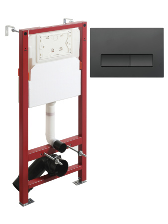 Инсталляция для унитаза с клавишей смыва Agger ACC500+APB0244