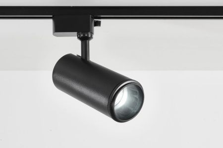Трековый однофазный светильник Crystal Lux Basic (Басиц) CLT 0.31 021 BK 3CCT ZOOM