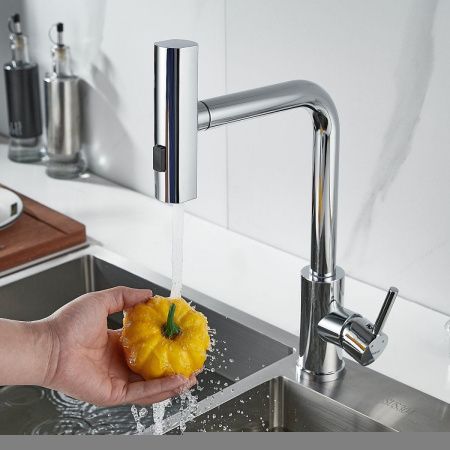 Смеситель для кухни Shevanik S263 на мойку хром