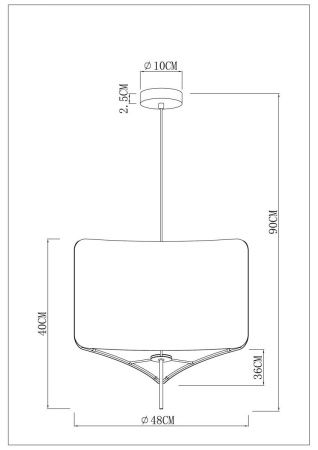 Светильник подвесной Arte Lamp Trixie (Триксие) A7085SP-1BK