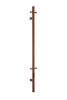 Полотенцесушитель электрический Boheme Uno 726-BRB 10х150 бронза