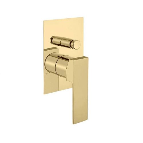 Смеситель для ванны и душа Webert Pegaso PE860101010 встраиваемый в стену золото - фото 2