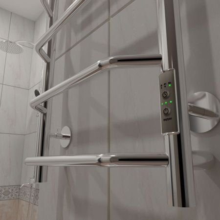 Полотенцесушитель электрический Тругор Пэк Пэксп6П80х4032 45х80 хром