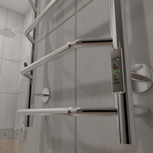 Полотенцесушитель Тругор Пэк Пэксп6П80х4032 45х80 электрический хром - фото 5