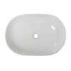 Раковина керамическая Cezares BELLAGIO 50179 60х40 подвесная цвет белый без отверстий под смеситель