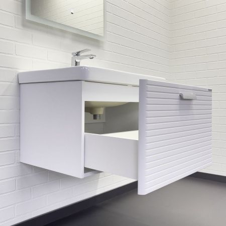 Тумба с раковиной Comforty Танжер 00-00019565CF 70х50 подвесная цвет белый