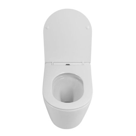 Унитаз подвесной Art&Max Tito AM2380CHRV/SC белый с сиденьем микролифт смыв торнадо