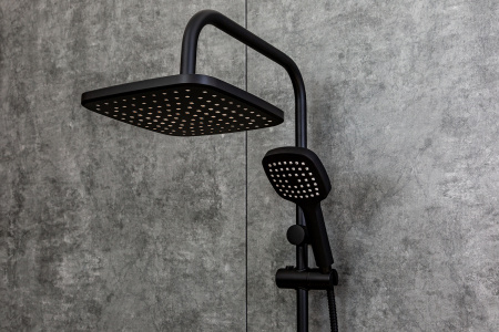 Душевая стойка Orange O-Shower OW04b настенная цвет черный