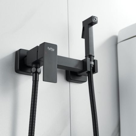 Гигиенический душ со смесителем Raffine F237H черный