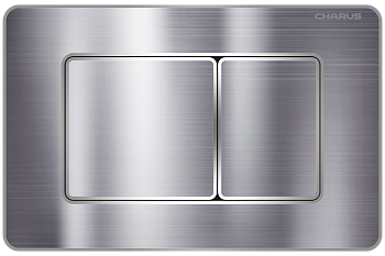 Клавиша смыва механическая CHARUS Robusto FP.310.GSS.05 цвет нержавеющая сталь